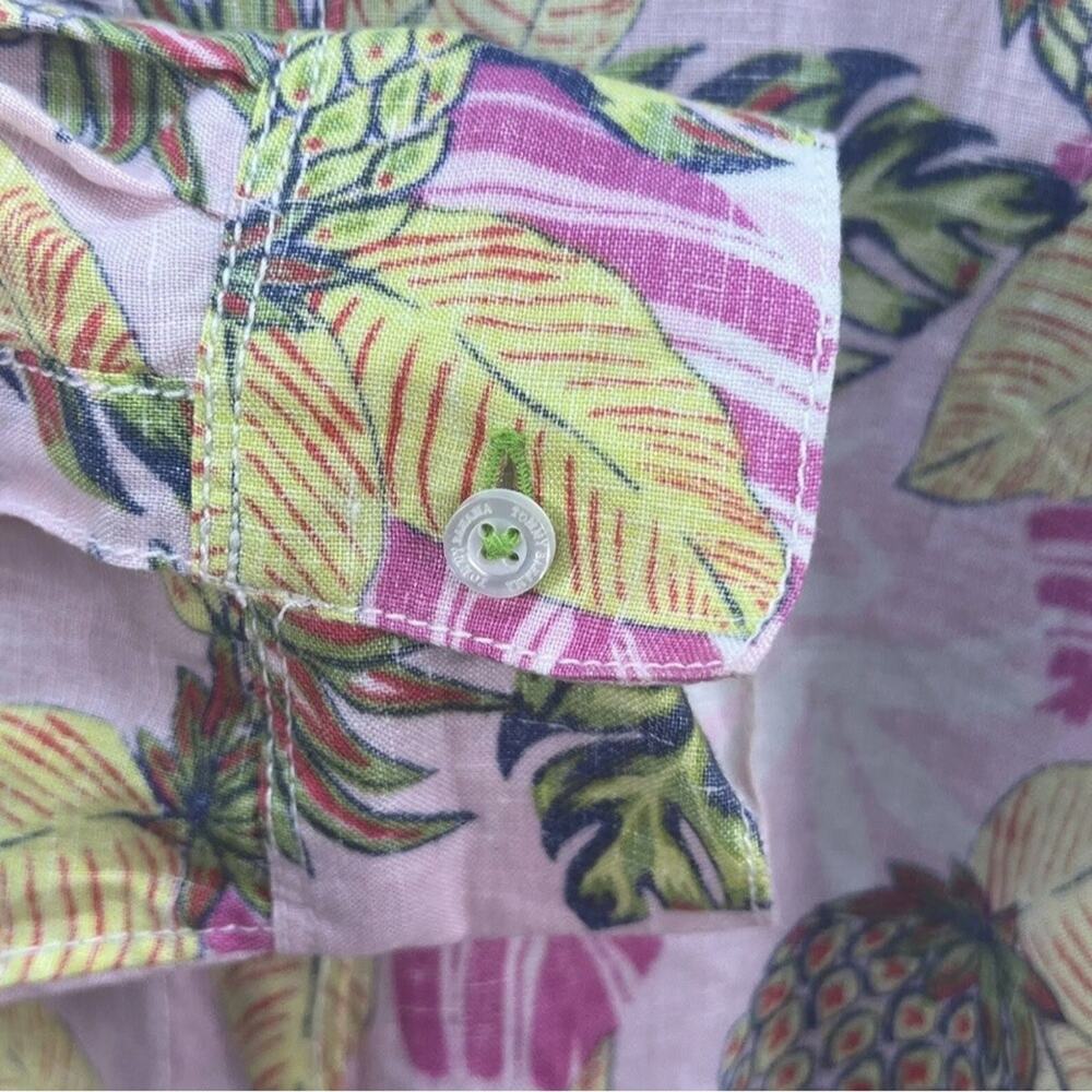 Tommy Bahama Pink Floral Button Down Shirt - Picture 6 of 7